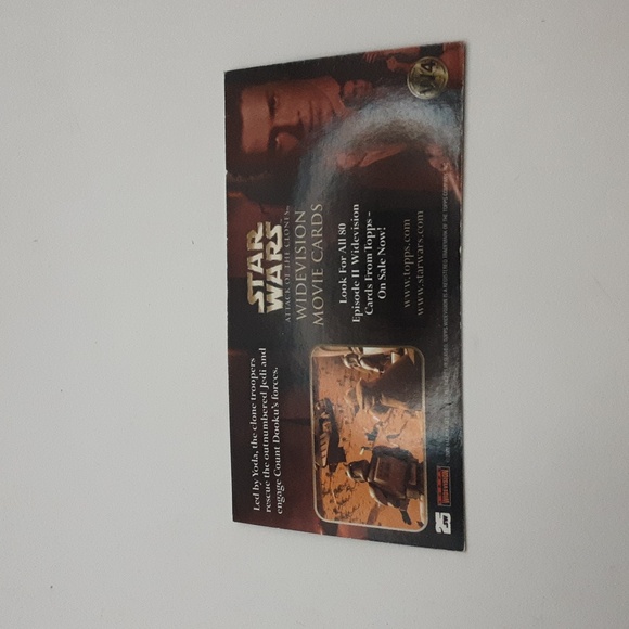 Vintage Star Wars Topps Wide-screen Attack of the Clones Movie Cards - Picture 8 of 13